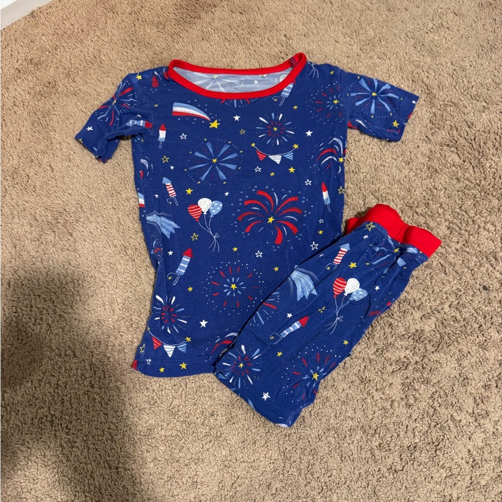 Little Sleepies Firecracker SS w/Shorts 5/6